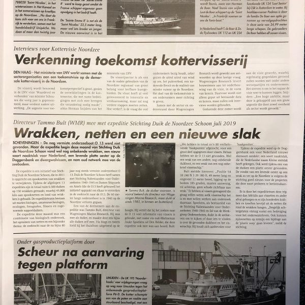 20190815 Visserijnieuws